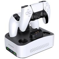 GRAUGEAR Gaming Festplattenge. USB-C m. Dual Ladestation PS5