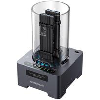 GRAUGEAR DM.2 Klone Station M.2 NVMe SSD mit LĂĽfter 20Gbit