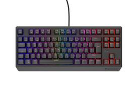 GAMING KEYBOARD GENESIS THOR 230 TKL DE RGB MECHANICAL OUTEMU RED BLACK HOT SWAP