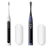 Oclean X Lite S Duo Set Elektrinių dantų šepetėlių rinkinys su kelioniniais dėklais