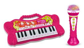 BONTEMPI karaoke rinkinys, mikrofonas su mini pianinu, 602172
