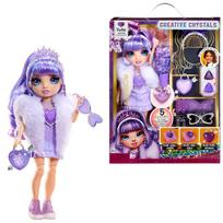Lėlė 121404-EUC Rainbow High Creative Crystals Fashion Doll- Violet