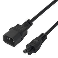 Maitinimo kabelis DELTACO 1902271 IEC C14 - IEC C5, 5m, juodas