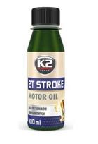 Dvitaktė pusiau sintetinė alyva K2 Green, 100 ml