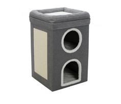 Draskyklė katėms Trixie Cat Tower Saul, 64 cm, pilka