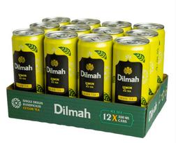 Šaltoji arbata DILMAH Black Ice Tea Lemon, 12 x 330 ml