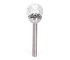 Aigostar - LED saulės šviestuvas LED/0,006W/1,2V 37,8cm chromuotas 2700K IP44