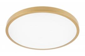 ATOL LED lubinis šviestuvas (32W, 2560lm, 3000K, auksinis, apvalus) GTV LD-ATOL32W-WW-02