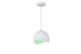 MAVIA lubinis LED šviestuvas (E27, 40 W, IP20, baltas, vidus žalias, apvalus) GTV OS-MAV-09-DEC
