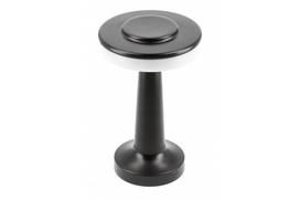 MONUM stalinins šviestuvas (juodas, 3 W, 200 lm, 3000 K, baterija 1800 mAh, USB-C) GTV LB-MON3W-10-DEC
