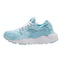 Nike Huarache Run Print GS Blue Lagoon Kids Sneakers Copa White-Blue-Lagoon 704946-401 40 gray