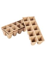 Mažos durpių sodinimo mašinos (2x5 skylės) 22 x 8,5 x 5,5 cm, 10 vnt.