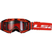 Akiniai LS2 AURA ENDURO SERIES GOGGLE Black Red/Clear Visor