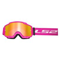 Akiniai LS2 CHARGER GOGGLE Pink/Iridium Visor