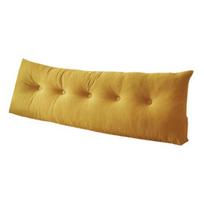 Atlošo pagalvė-pleištas, trikampė atlošo pagalvė, ergonomiška atrama nugarai, volelis 60cm geltona