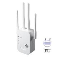 1200Mbps belaidis WiFi kartotuvas Wi-Fi signalo stiprintuvas 2,4G/5GHz Wi-Fi stiprintuvas ilgo nuotolio plėstuvas Maršrutizatorius tinklo plokštė Kompiuterio priedai EU Plug