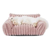 Ortopedinė augintinio lova Minkštas šunų kačių sofa Didelio tankio atminties putų augintinio lova XS balta