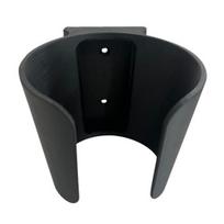 Dulkių siurblio laikiklis, tvirtas, taupantis vietą, namų garažo sienai 1pc juoda