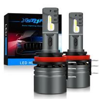 2 vnt. Canbus H15 LED su DRL ir tolimųjų šviesų priekiniu žibintu 12V automobilių lemputės 6000K Super balta Turbo H15 dienos šviesos lemputė 20000LM
