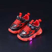 Spring Kid Shoes New Fashion Comfort Casual Shoe Versatile Soft Sole Anti Slip Boys Shoes Simple Cartoon Classic Girls Shoe 21insole13.3cm raudona