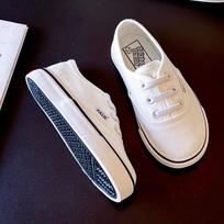 Vaikų batai vaikų vieno pado drobės batai 2025 m. vasaros nauji berniukų laisvalaikio batai mergaičių minkštadugniai sportiniai batai zapatillas 19  14cm balta