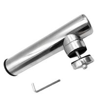 Stainless Steel Fishing Rod Holder with Wrench Adjustable Heavy Duty Metal Fishing