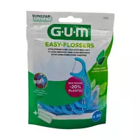 GUM Easy Flossers dantų siūlas lazdelėmis, 30 vnt.
