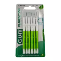 GUM Bi-Direction tarpdančių šepetėliai, 0.7 mm, 6 vnt.