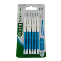 GUM Bi-Direction tarpdančių šepetėliai, 0.9 mm, 6 vnt.