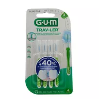 GUM TRAV-LER tarpdančių šepetėliai, 1.1 mm, 4 vnt.