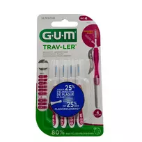 GUM TRAV-LER tarpdančių šepetėliai, 1.4 mm, 4 vnt.