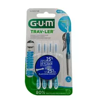 GUM TRAV-LER tarpdančių šepetėliai, 1.6 mm, 4 vnt.