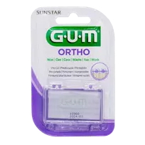 GUM Ortho Wax dantų kaitsmetų vaškas