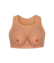 Tikroviškos silikoninės krūtys Hidden Desire Breasts Top DCup, smėlio spalvos