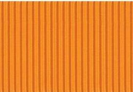 Gofruotas kartonas 50x70 cm, Folia oranžinis