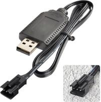 YUNIQUE GREEN-CLEAN-POWER USB įkroviklis LiPo 7,4V 2S baterijoms | SM-3P jungtis | Saugus ir universalus įkrovimas | Lengvas ir nešiojamas | Suderinamas su RC automobiliais/dronais/valtimis, juodas