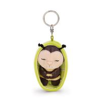 NICI SLEEPING PETS Raktų pakabutis-bitutė žaliame krepšelyje, 8 cm