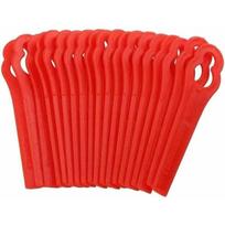 Vejapjovės, 100 plastikinių pakaitinių peilių, skirtų Red Edger trimeriui – krašto peilis (L83 raudonas 12,7 mm)