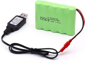 Įkraunama baterija, 6V 2400mAh Ni-MH AA RC