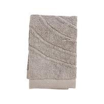 Pilkai smėlinės spalvos iš frote audinio iš medvilnės rankšluostis 30x30 cm Time – Zone