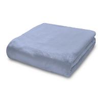 Šviesiai mėlynos spalvos iš mikropliušo antklodė ir pledas 130x170 cm Raschel Velvet – Catherine Lansfield