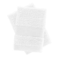 Baltos spalvos iš frote audinio iš medvilnės rankšluosčiai 2 vnt. 30x30 cm Anti-Bacterial – Catherine Lansfield