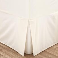 Kreminės spalvos iš perkalio lovos rėmo užvalkalas su guma 135x190 cm Easy Iron Percale – Catherine Lansfield