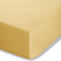 Geltonos spalvos iš perkalio paklodė su guma 90x190 cm Easy Iron Percale – Catherine Lansfield