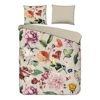 Smėlio spalvos iš satino medvilnės dvigulė/itin ilga patalynė 200x220 cm Fiori – Descanso