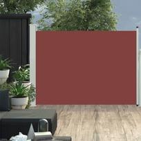 Ištraukiama šoninė kiemo pertvara vidaXL 100 x 500 cm, ruda