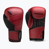 Hayabusa S4 Odinės raudonos bokso pirštinės