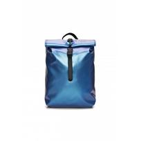 RAINS kuprinė Rolltop Rucksack Mini W3 1333 - Mėlyna
