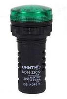 Indikatorius LED ø22mm, 230V AC, žalias, CHINT