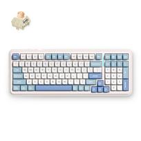 MCHOSE K99 V2 belaidė mechaninė klaviatūra| US | Icy Creamsicle Switch | 2.4GHz, BT | Sky Blue
